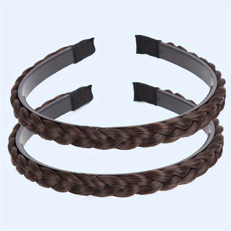 Synthetic Fish Teeth Tooth Fishtail Wig Braid Headband Band
