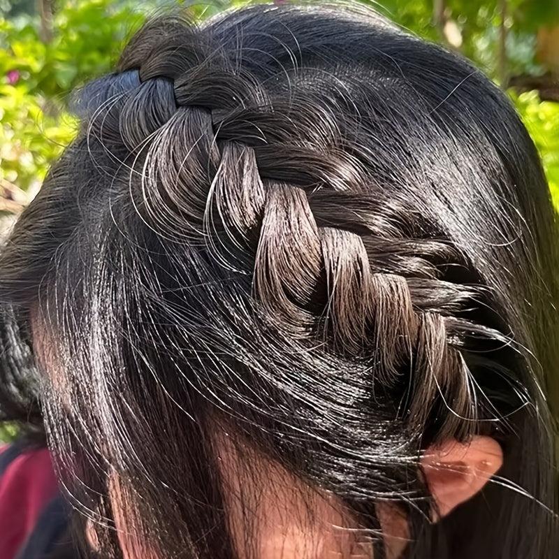 Synthetic Fish Teeth Tooth Fishtail Wig Braid Headband Band