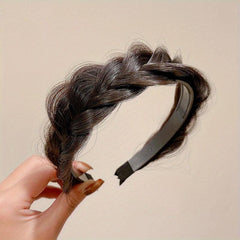 Synthetic Fish Teeth Tooth Fishtail Wig Braid Headband Band