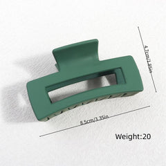 Rectangular Cutout Hair Claw for Thick and Thin Hair