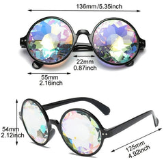 Psychedelic Kaleidoscope Prism Sunglasses Goggles