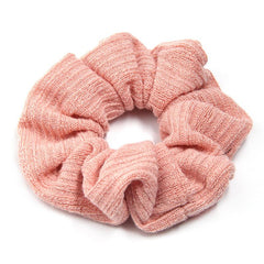 Knit Solid Elastic Scrunchie For Women Girls Sleep Soft Sc...