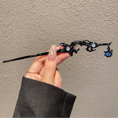 Moonstone Hairpin Metal Hairpin Buckle Retro Gift For Her