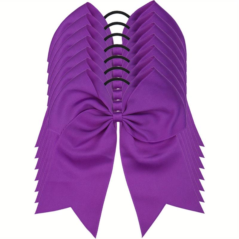 6pcs Jumbo Teams Cheerleaders Hair Bows Hair Accessories