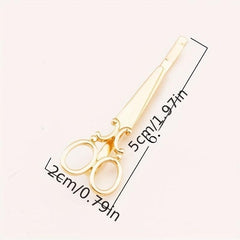 Gothic Style Scissors Hairpin Ladies Hairpin Bangs Clip