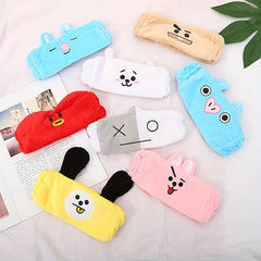 Plush Cartoon Headband for Skincare Makeup Spa Hair Accessories