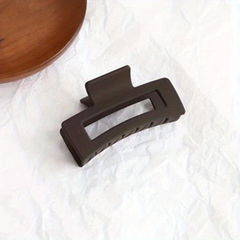 Matte Hair Claw Clip Non Slip Strong Hold Grip Hair Jaw Clip
