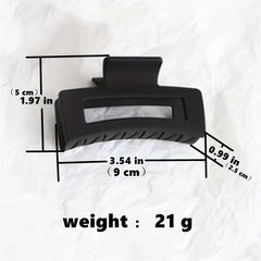Matte Hair Claw Clip Non Slip Strong Hold Grip Hair Jaw Clip