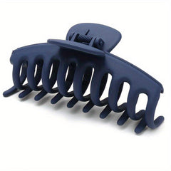 6pcs Matte Hair Claw Large Nonslip Shark Claw Strong Hold Thick Hair