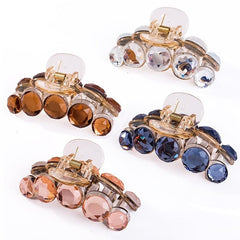 Crystal Rhinestone Hair Claw Clips Strong Hold Ponytail Clips