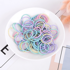 100pcs Hair Ties Girls Rubber Bands Scrunchy Elastic Hair Bands