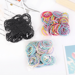 100pcs Hair Ties Girls Rubber Bands Scrunchy Elastic Hair Bands