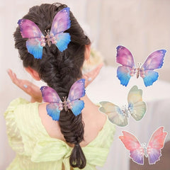 Y2K Butterfly Faux Pearl Hair Clip Head Jewelry