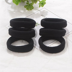 5pcs Seamless Rubber Band Style Solid Hair Tie Ponytail Hair Rope