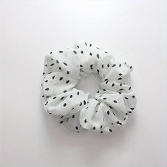 Polka Dot Scrunchies Hair Tie Large Hair Rope Style Hair Ring Ponytail Holder