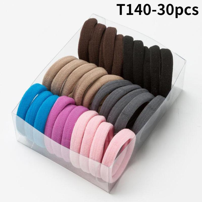 30pcs Hair Tie Elastic Rubber Band Ponytail Hair Rope