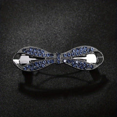 Crystal Bowknot Spring Clip Women's Hair Clip