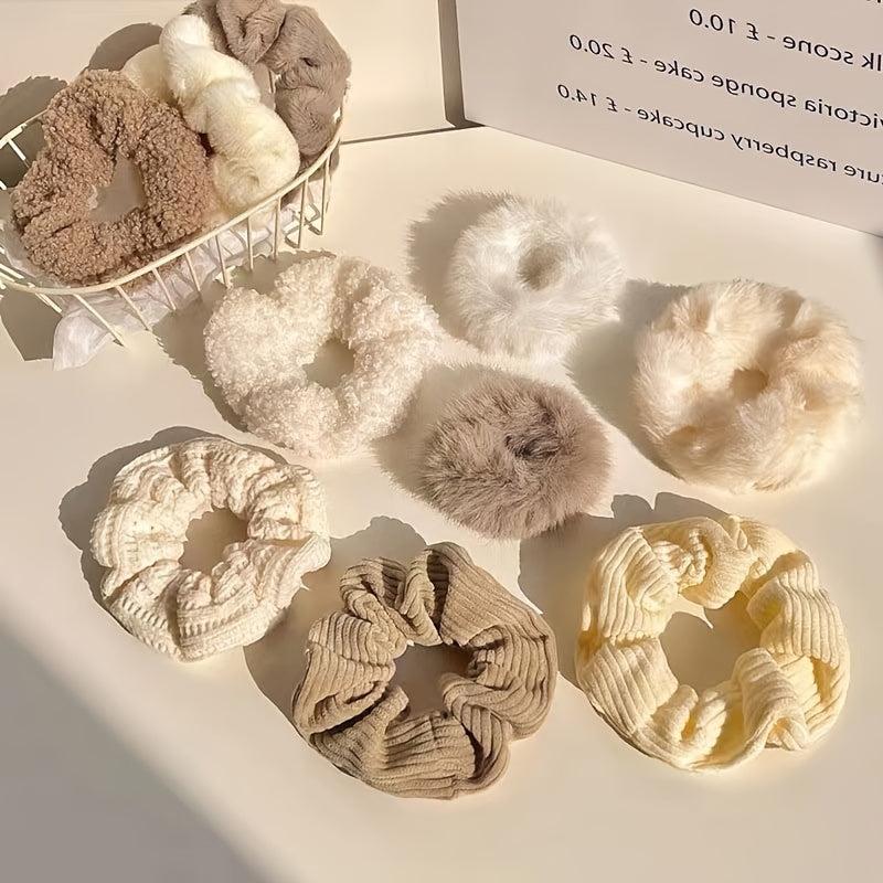 Classic Hair Scrunchies For Women Hair Ties