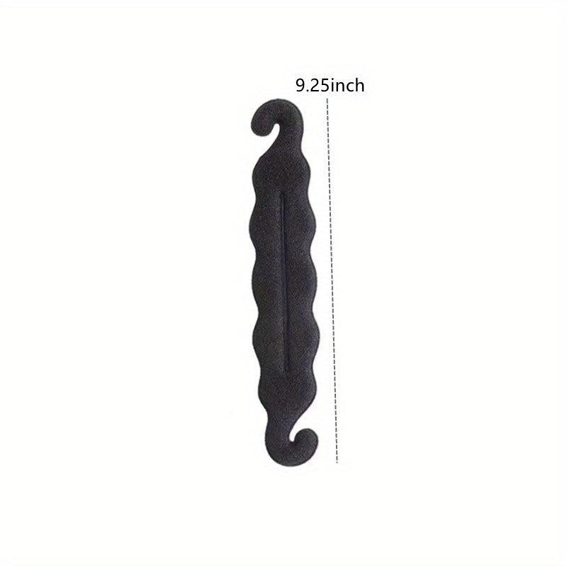 4pcs Solid Hair Bun Maker Sponge Hair Braiding Tool Vintage Magic Hair Styling