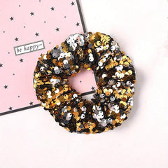 Sequined Scrunchie Large Hair Tie Head Accessory