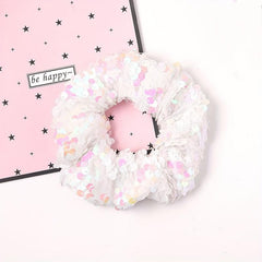 Sequined Scrunchie Large Hair Tie Head Accessory