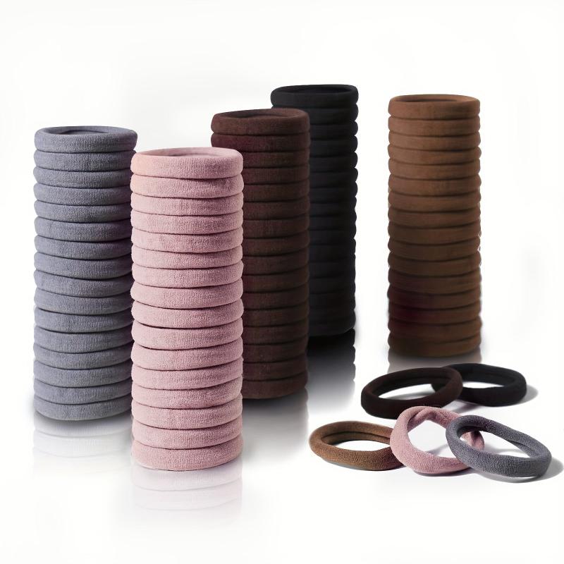Solid Hair Tie Style Hair Rope Elastic Ponytail Holder Hair Ring Women Girls Hai