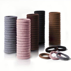 Solid Hair Tie Style Hair Rope Elastic Ponytail Holder Hair Ring Women Girls Hai