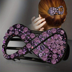 Rhinestone Hair Claw Clip Styling Tool Crab Clip