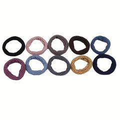 10pcs Hair Tie Elastic Rubber Band Hair Accessories