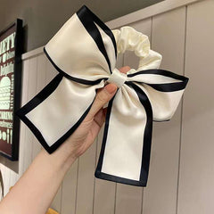 Summer Bow Hair Ring Women's And Streamer Big Hair Ring Hair Accessories
