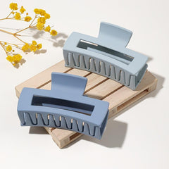 4pcs Matte Hair Claw Clips Medium Size Hair Clamps for Thick Hair