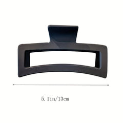 Matte Large Hair Claw Clips Non Slip Strong Grip Hair Jaw Clip