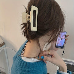 Matte Large Hair Claw Clips Non Slip Strong Grip Hair Jaw Clip