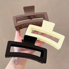 Matte Large Hair Claw Clips Non Slip Strong Grip Hair Jaw Clip