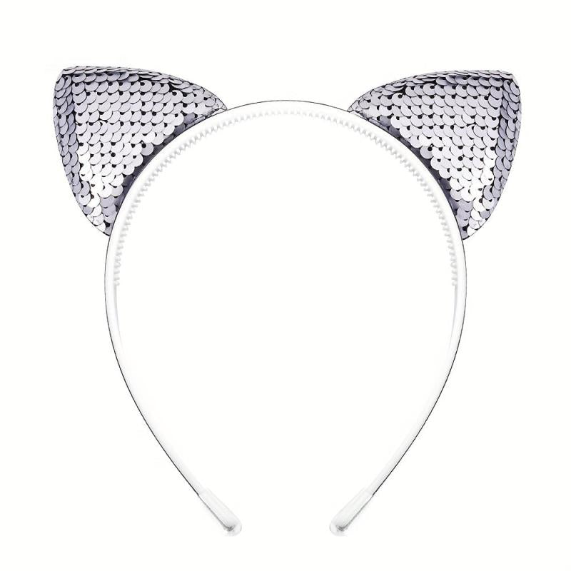 Gradient Holographic Cat Ears Headband