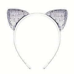Gradient Holographic Cat Ears Headband