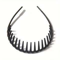 Colorful Matte Head Hoop Toothed Headband Hair Accessories