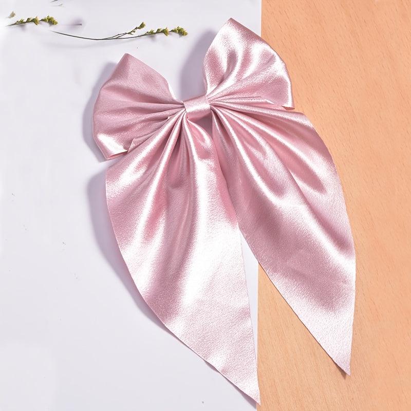 French Style Bow Hair Clips with Ribbon Hairpin for Girls