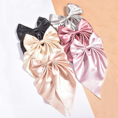 French Style Bow Hair Clips with Ribbon Hairpin for Girls