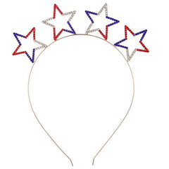 American Element Rhinestone Headband Star Pattern Hair Hoop
