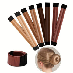 Donut Bun Make Magic Snap Roll Bun Tool DIY Hair Styling