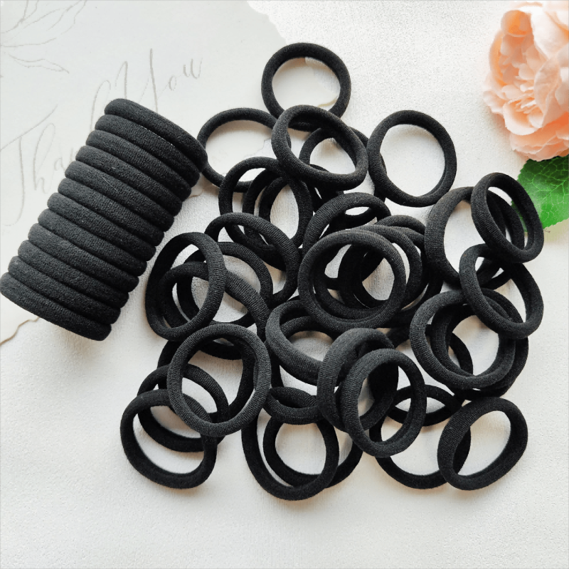 Hair Elasticity Hair Tie Seamless Hair Rope Ponytail Holder Hair Ring