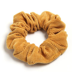 Corduroy Striped Scrunchies For Women Girls - Soft Hair Scrunchie