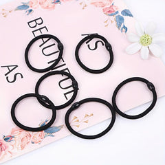 10pcs Beaded Hair Tie Elastic Ponytail Holder Hair Accessories