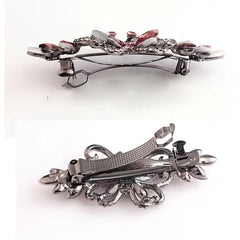 Butterfly Hair Crystal Barrette Clip for Girls Women