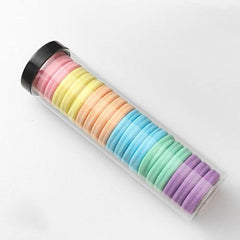20 PCS Seamless Hair Ties High Elastic Ponytail Holders Hair Bands For Women