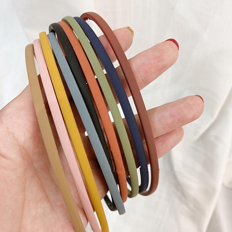 Frosted Candy Thin Hairband Headband Daily Sports Wash Face Hair Accessories