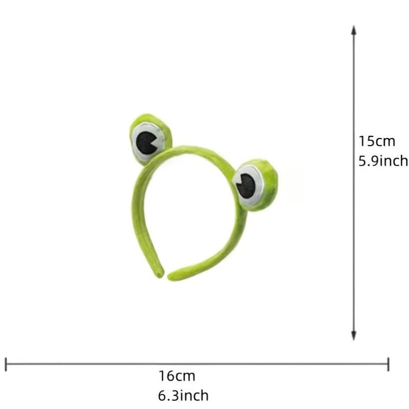 Funny Frog Makeup Headband Wide Elastic Hairband