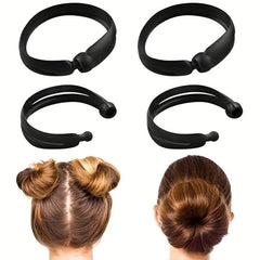Silicone Hair Bun Maker Ring Style Bun Ponytail Tool Hair Accessories
