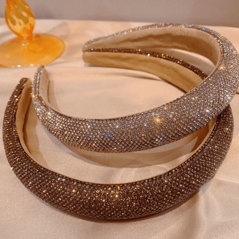 Rhinestone Headbands Sparkly Hair Hoop Hair Accessories